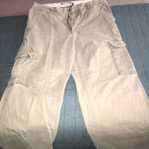 Old Navy light tan Cargos-36x32